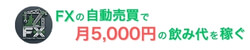 FXの自動売買で月5,000円の飲み代を稼ぐ