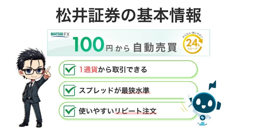 松井証券のFX自動売買に関する基本情報