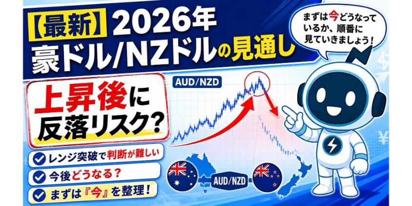 2026年豪ドル/NZドルの見通しについて解説した画像
