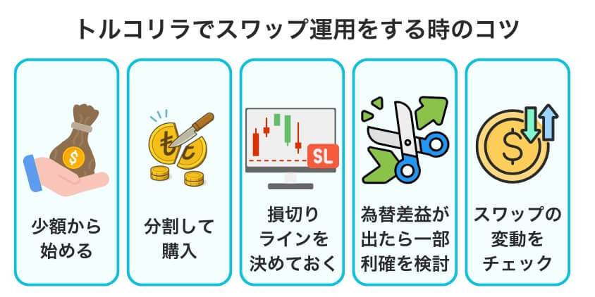 トルコリラでスワップ運用をする時のコツ