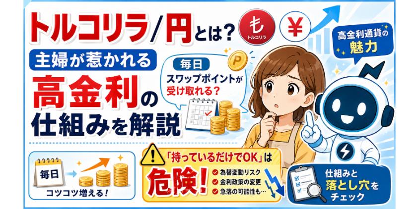 トルコリラ/円とは?主婦が惹かれる「高金利の仕組み」を解説について解説した画像