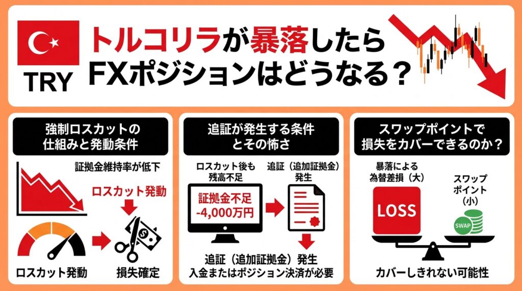 トルコリラが暴落したらFXポジションはどうなる？