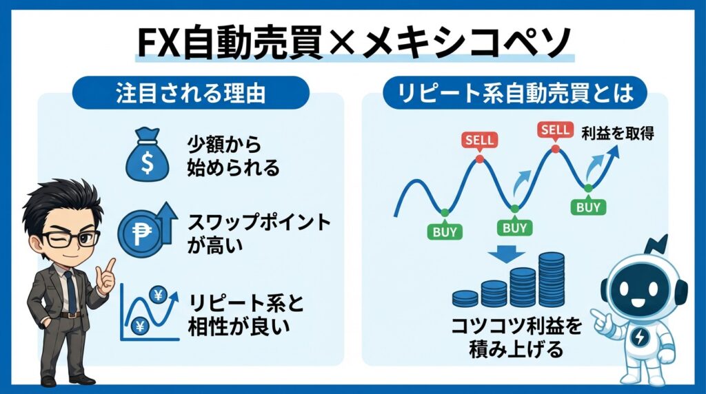 FX自動売買×メキシコペソとは？基本の仕組みを解説