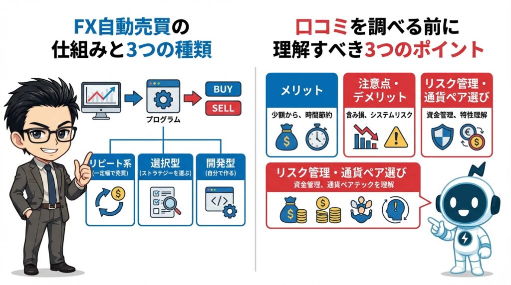 FX自動売買とは？口コミを見る前に知っておきたい基礎知識