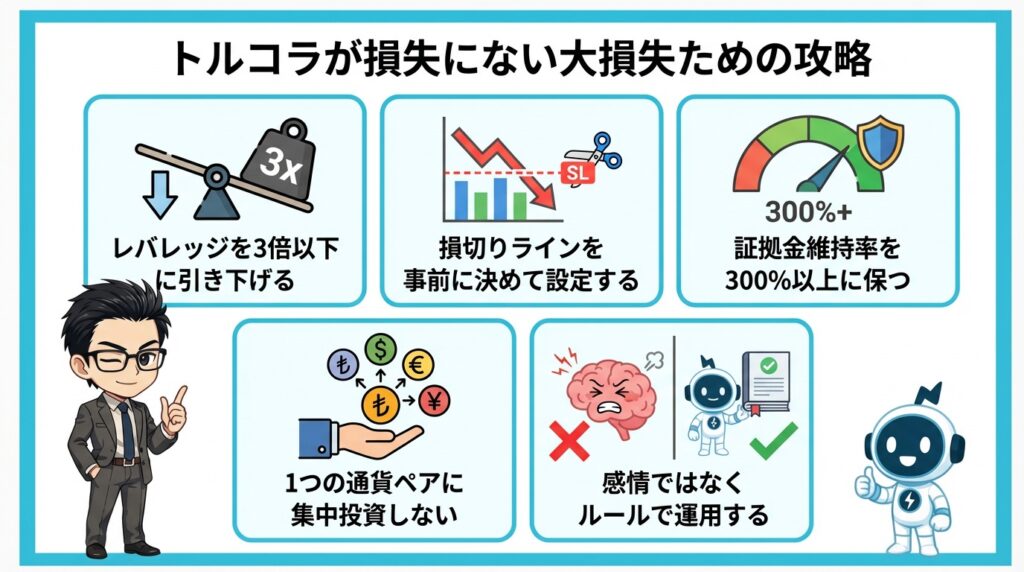 トルコリラで大損しないために今すぐできる5つの対策