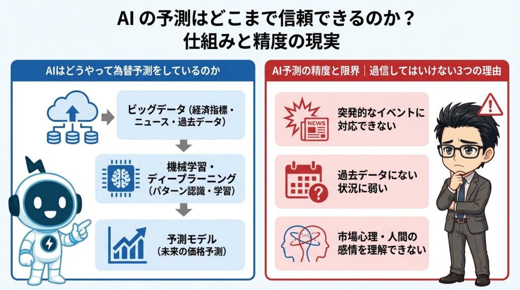 AIの予測はどこまで信頼できるのか？仕組みと精度の現実