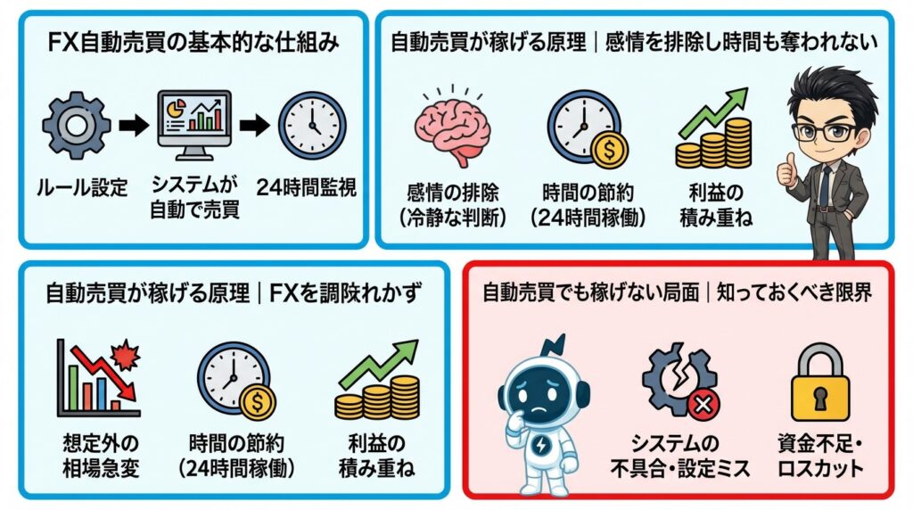 そもそもFX自動売買とは｜稼ぐ仕組みを先に理解する