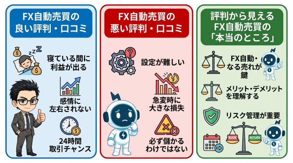 FX自動売買の評判・口コミ