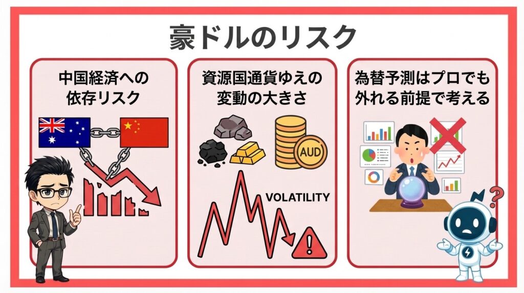 「豪ドルはやばい」は本当か？リスクを正しく理解する