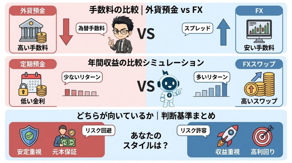 南アランド定期預金 vs FXスワップ運用|同じ100万円ならどちらが有利?