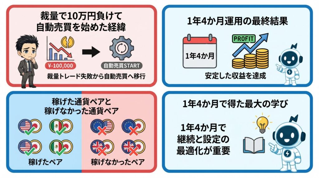 【1年4か月の実録】FX自動売買で実際にどれだけ稼げたか