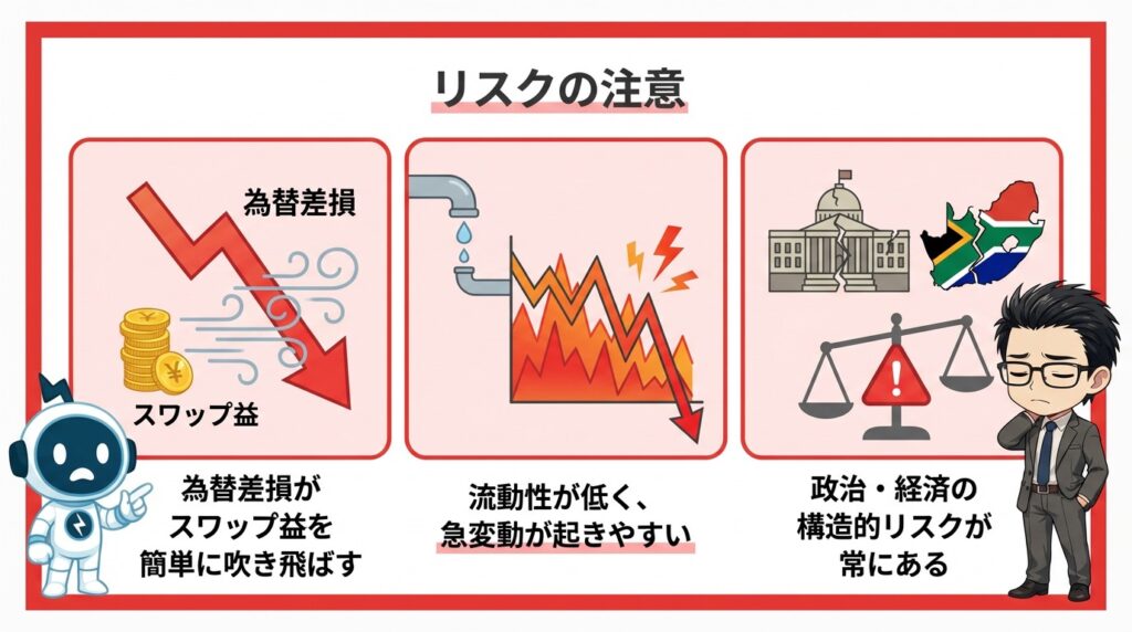南アランドの高金利に潜むリスク