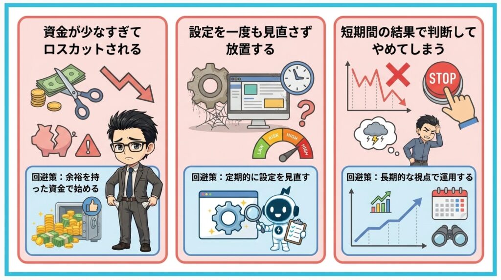 FX自動売買で失敗する人の特徴と回避策