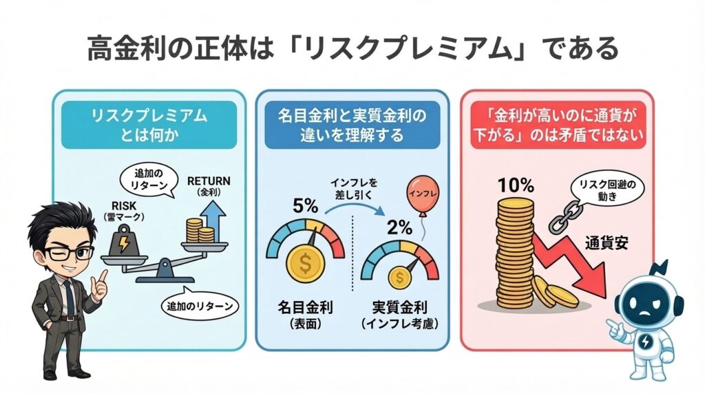高金利の正体は「リスクプレミアム」である