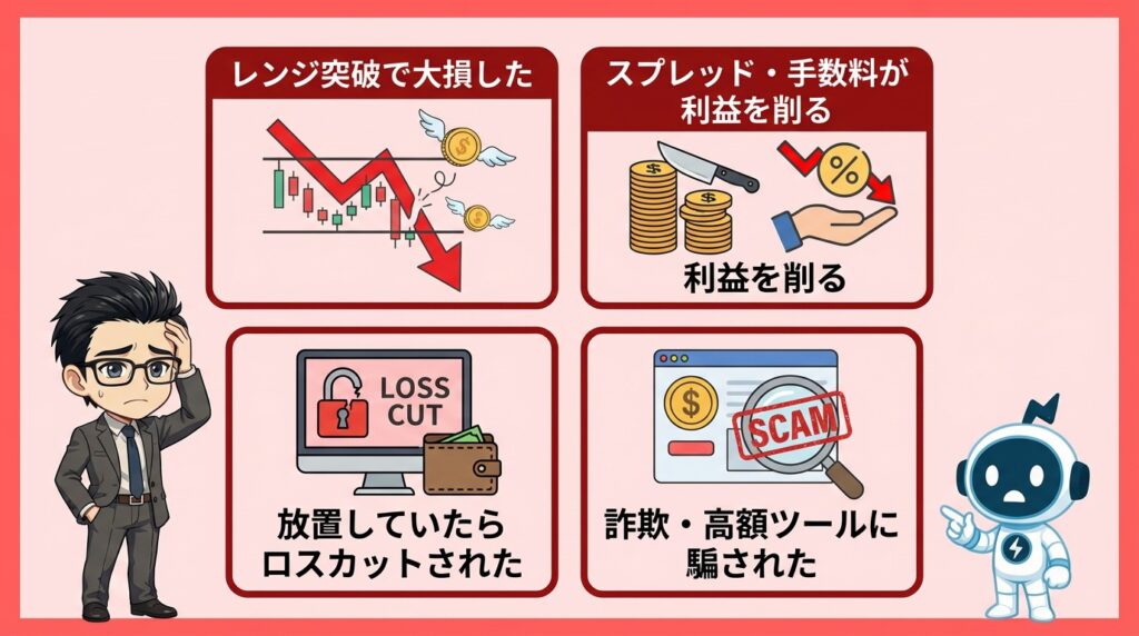 FX自動売買のネガティブな評価