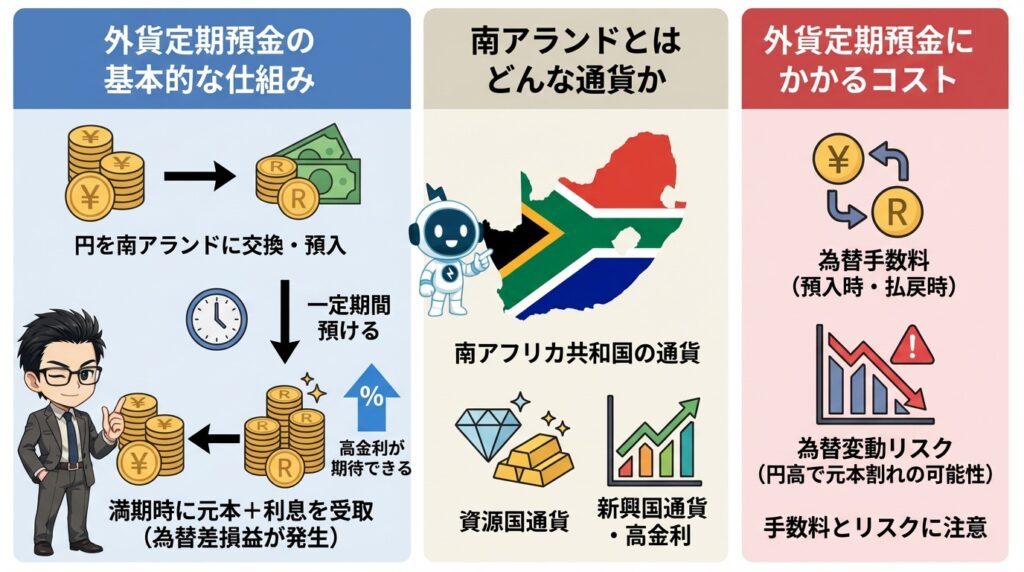 南アランドの外貨定期預金とは?仕組みをやさしく解説