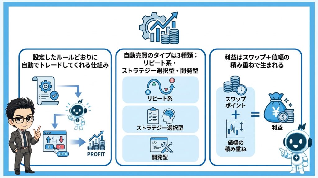 【5分で理解】FX自動売買で利益が出る仕組みとは