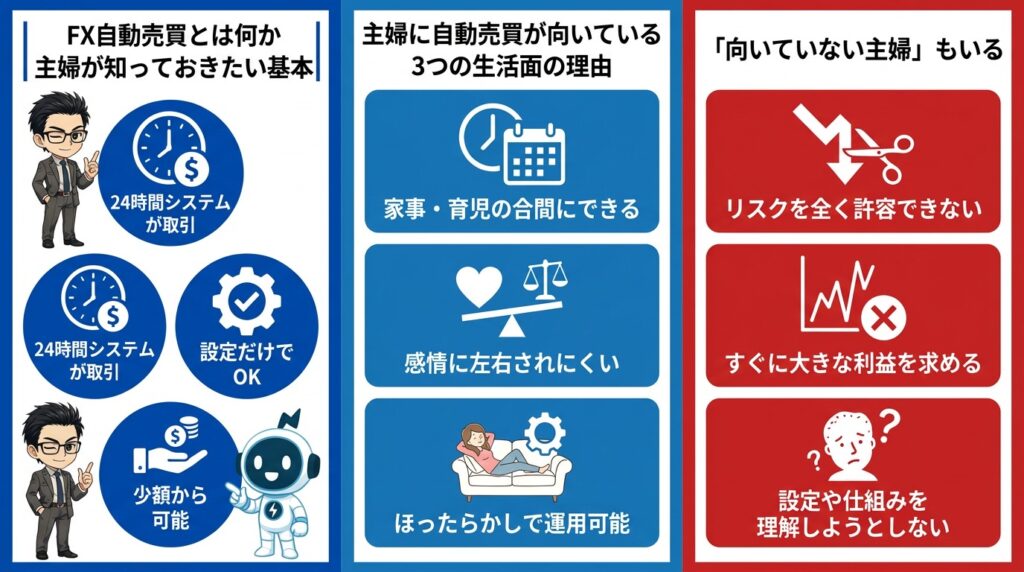 そもそもFX自動売買は主婦に向いているのか