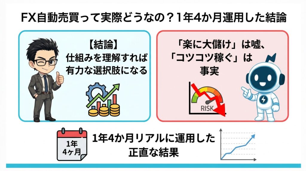 FX自動売買って実際どうなの？1年4か月運用した結論