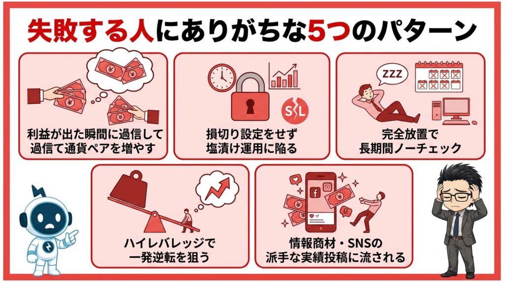 失敗する人にありがちな5つのパターン