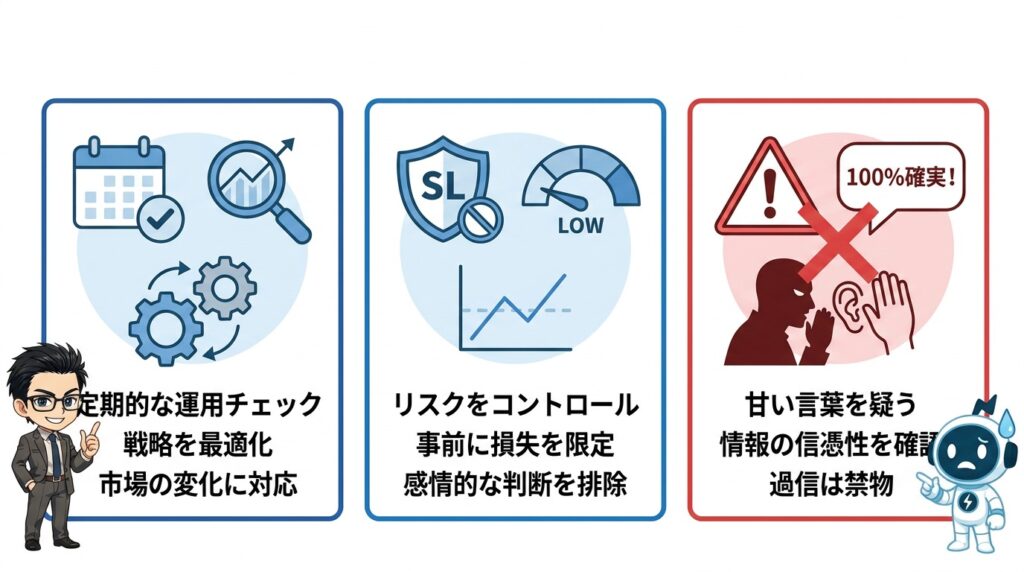 勝てる人と勝てない人の運用習慣の違い